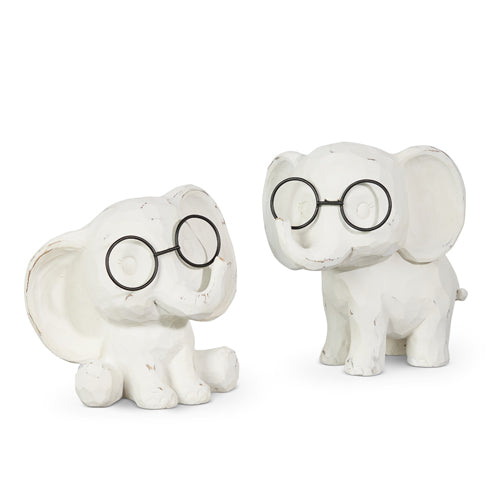 Adorable Baby Elephants with glasses