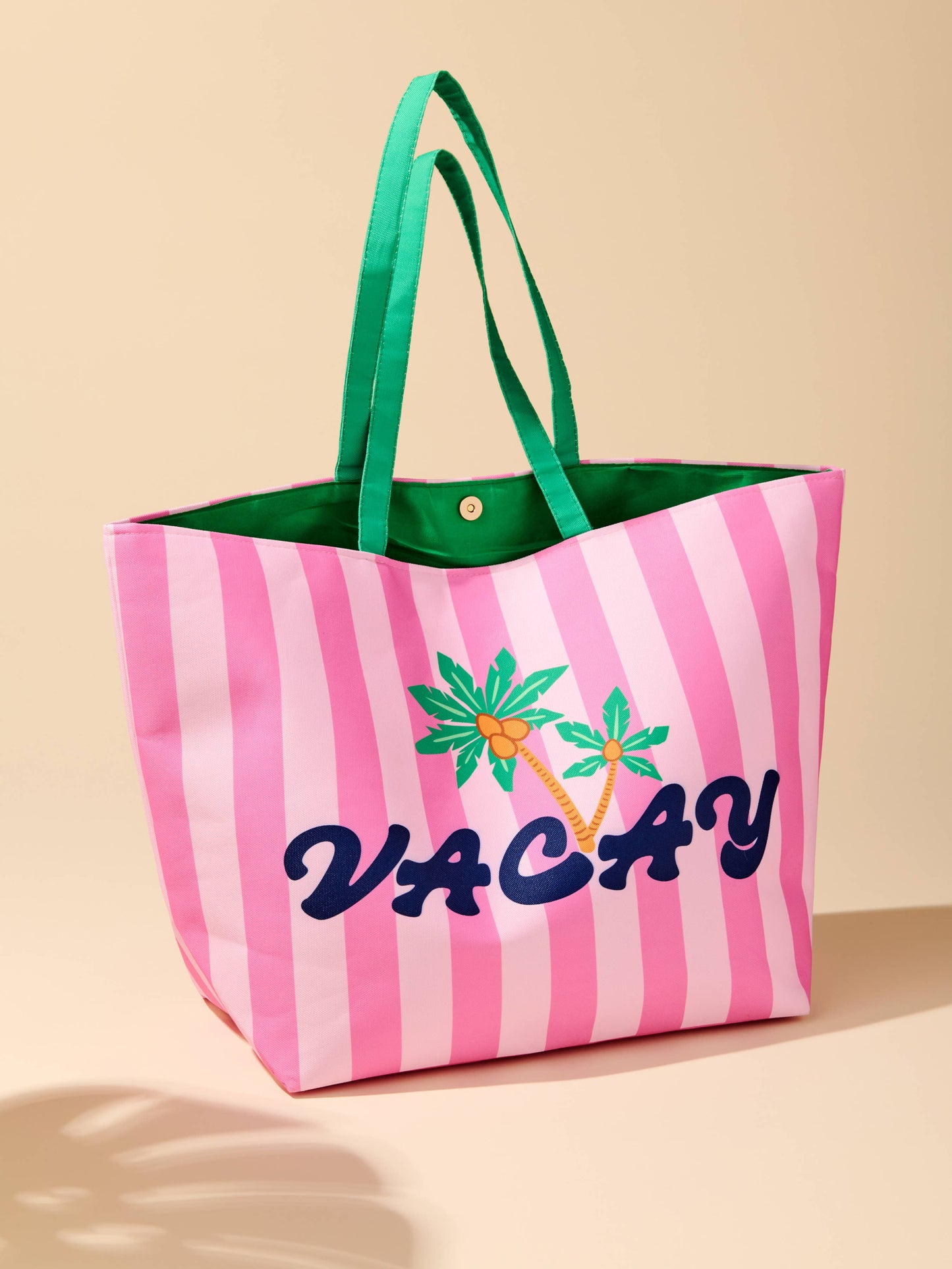 "VACAY" CARRYALL TOTE,PINK
