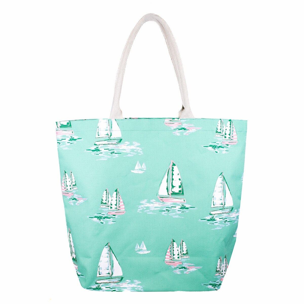 Sailing Cotton Beach Tote