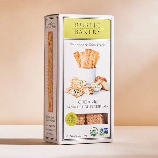 Sweet Onion and Creme Fraiche Organic Sourdough Flatbread