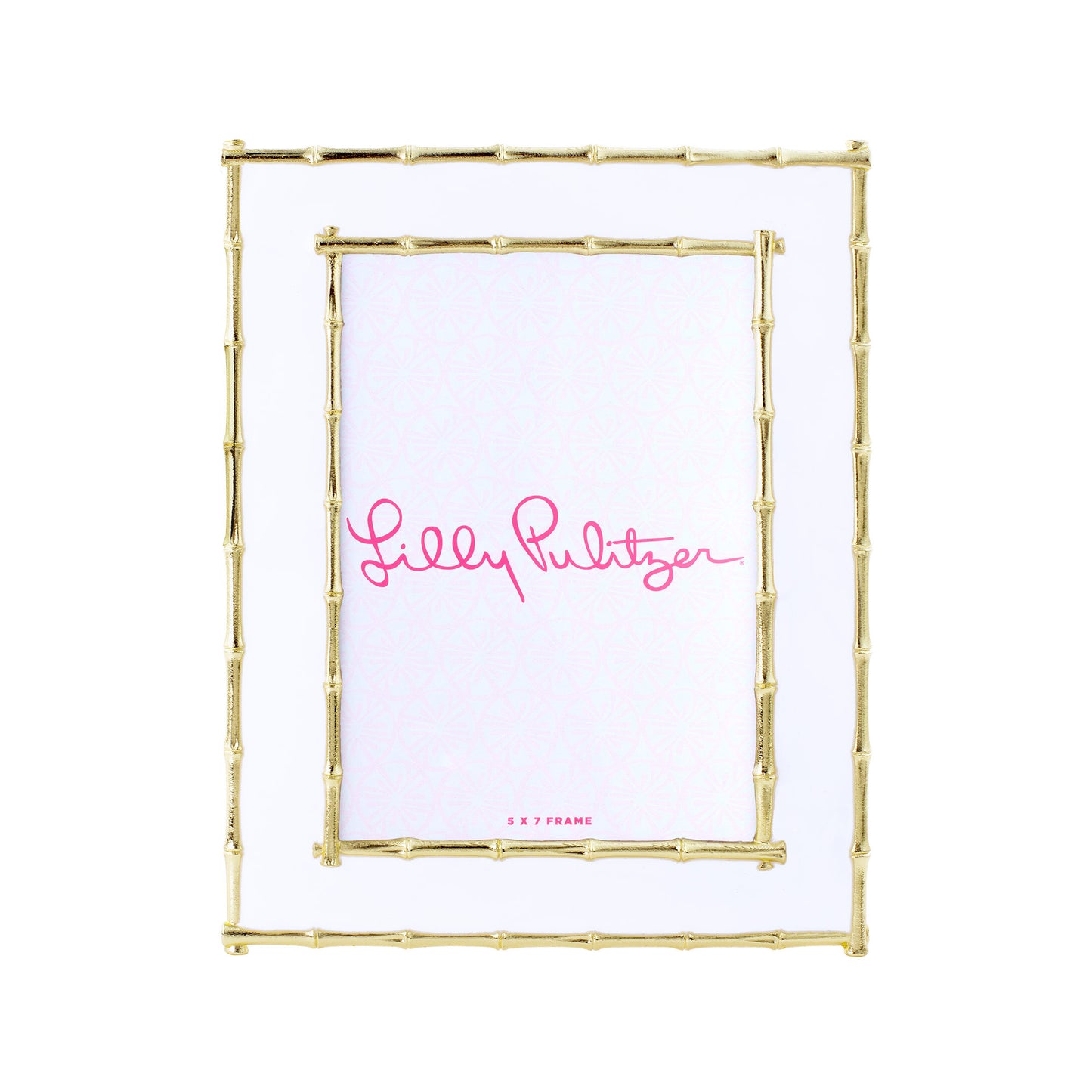 Large Picture Frame, Bamboo (White)
