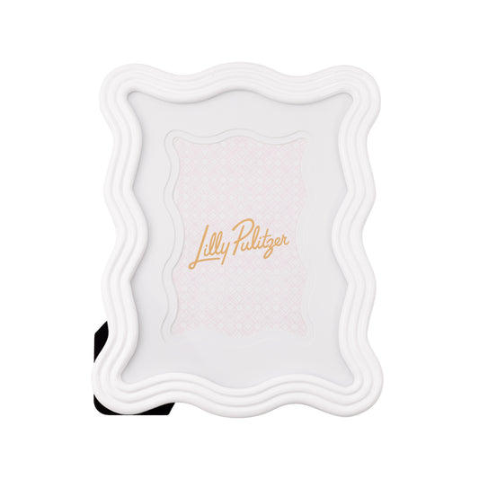 Wavy Picture Frame, Resort White