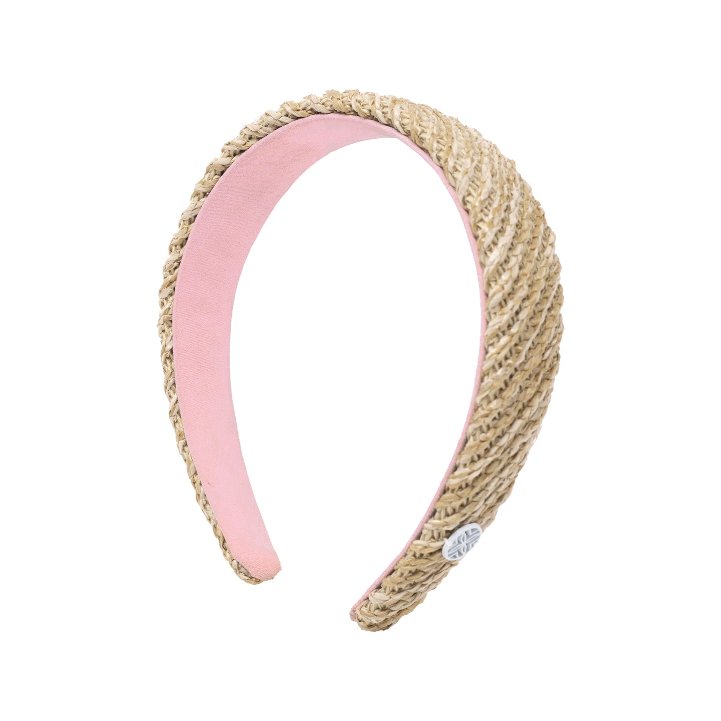 Natural Raffia Top Knot Headband