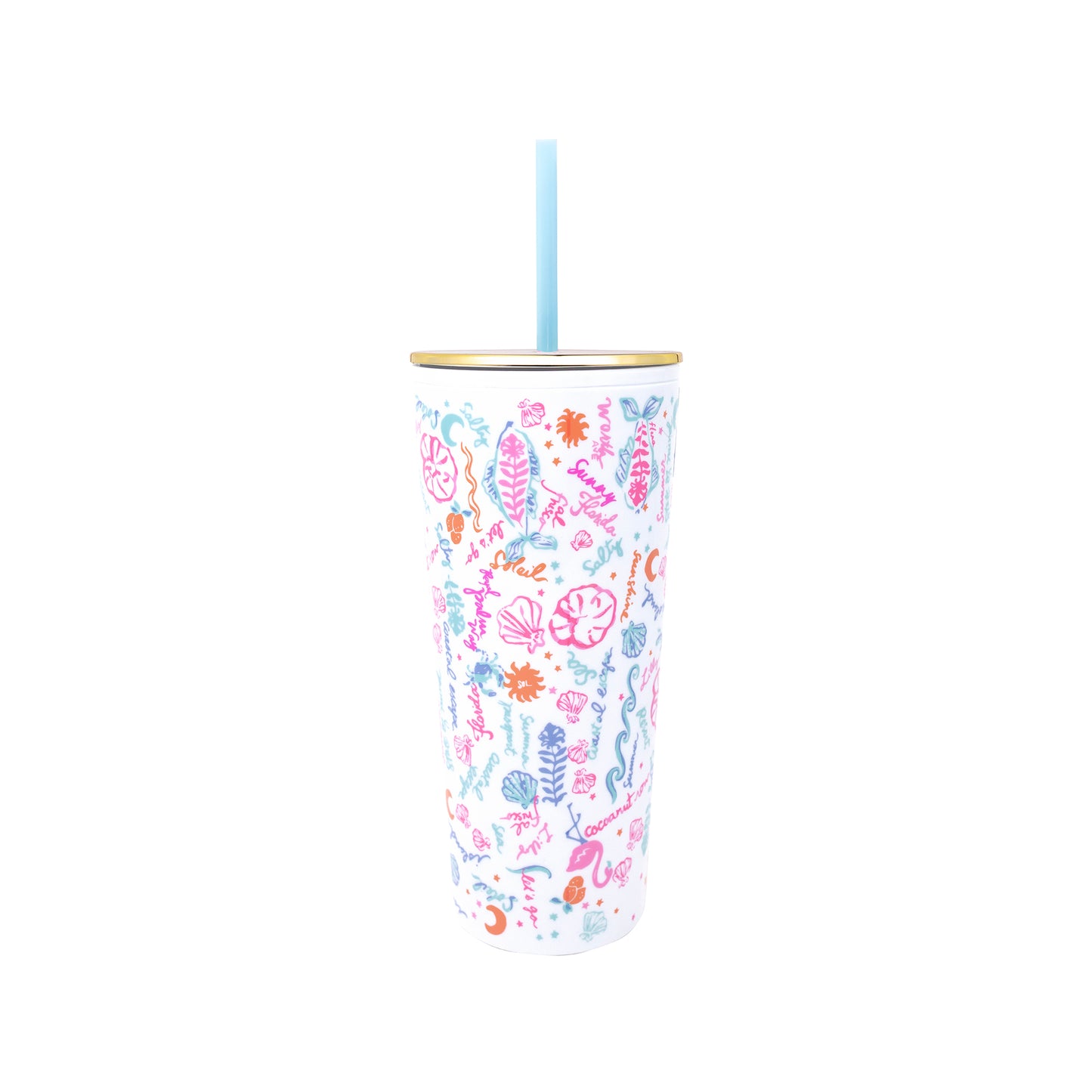 Acrylic Tumbler with Straw by Lilly Pulitzer