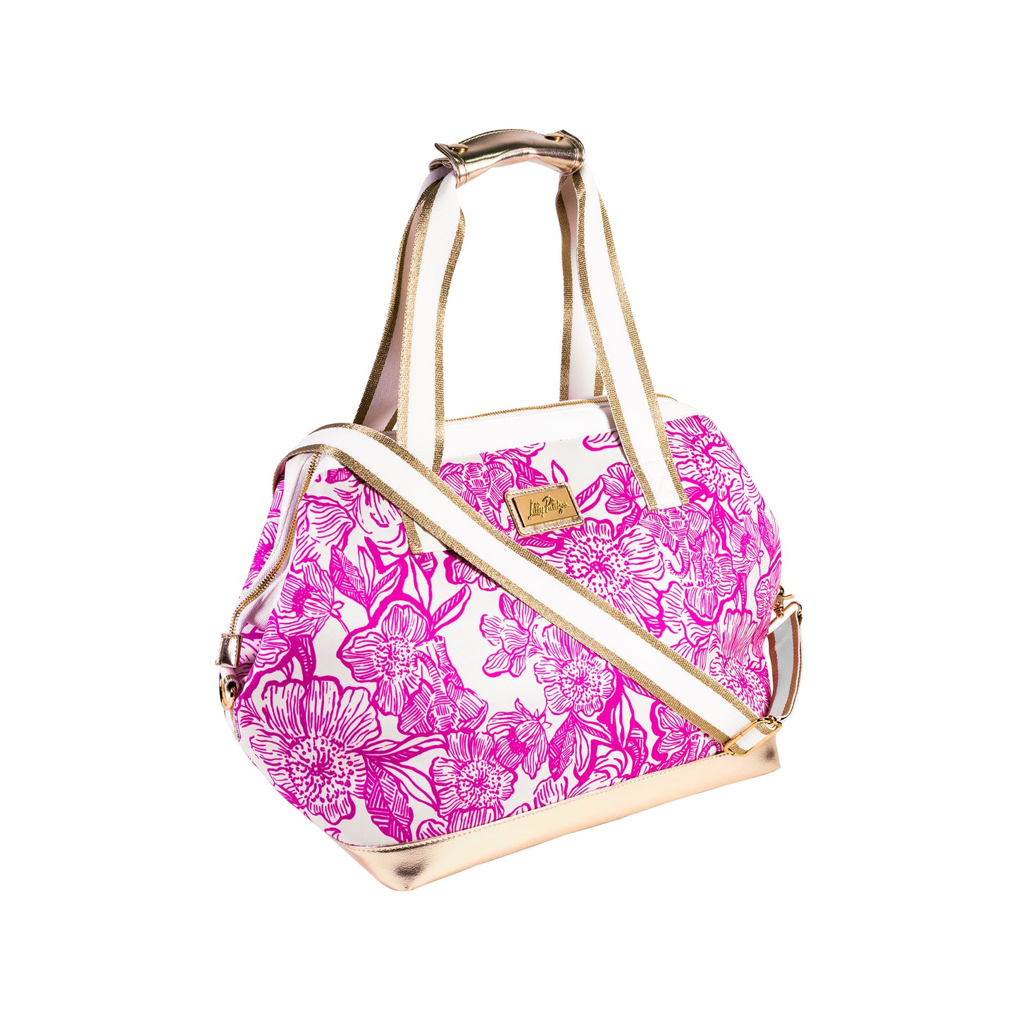 Lilly Pulizter Neoprene Cooler, Unforgettable Pink