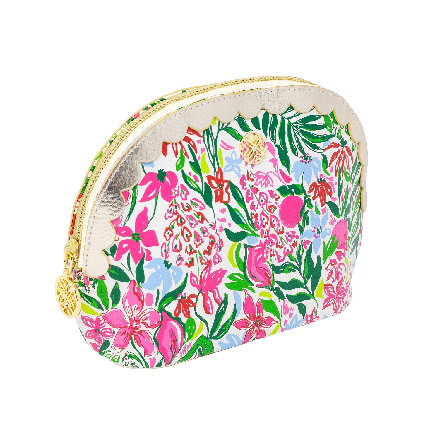 Scallop Pouch Set, Glowing Gardens/Feeling Poppy