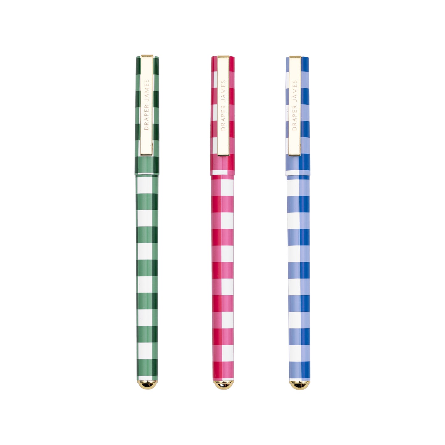 Gingham Pens