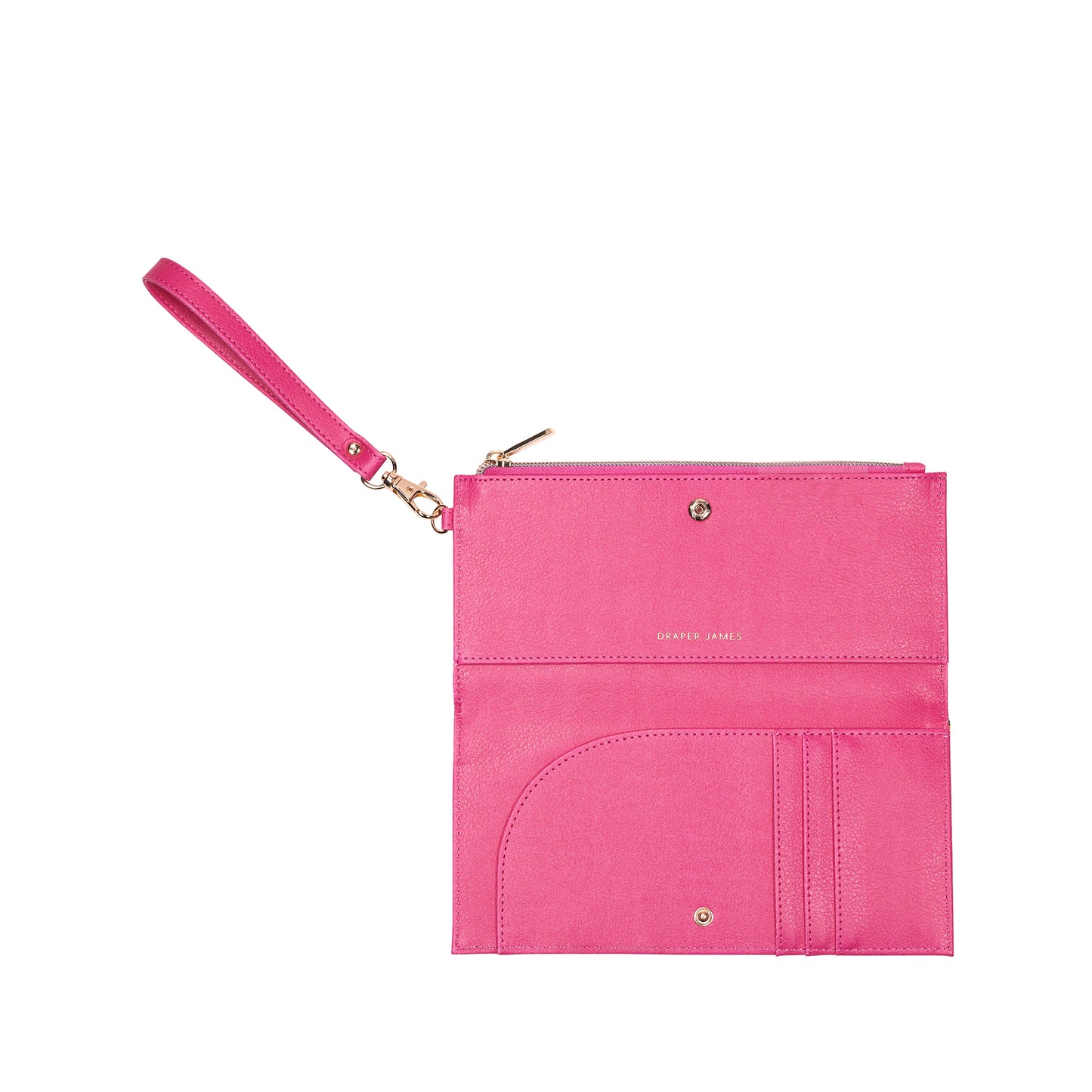 Travel Wallet in Coneflower Pink