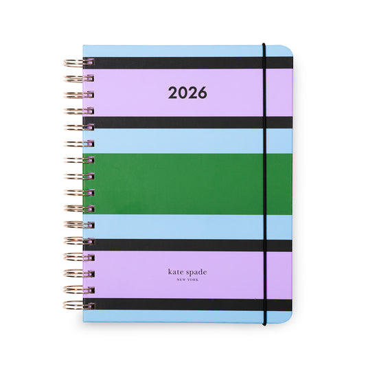 12 Month Large Planner, Downtown Stripe, 2026