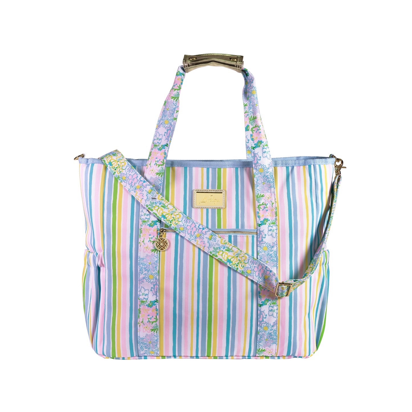Cooler Bag in Lilly Garden Stripe