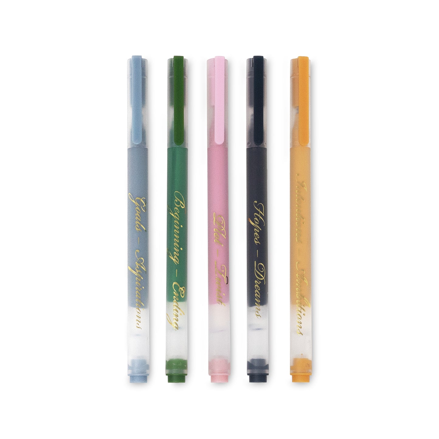 Gel Pen Set, Goal Aspirations