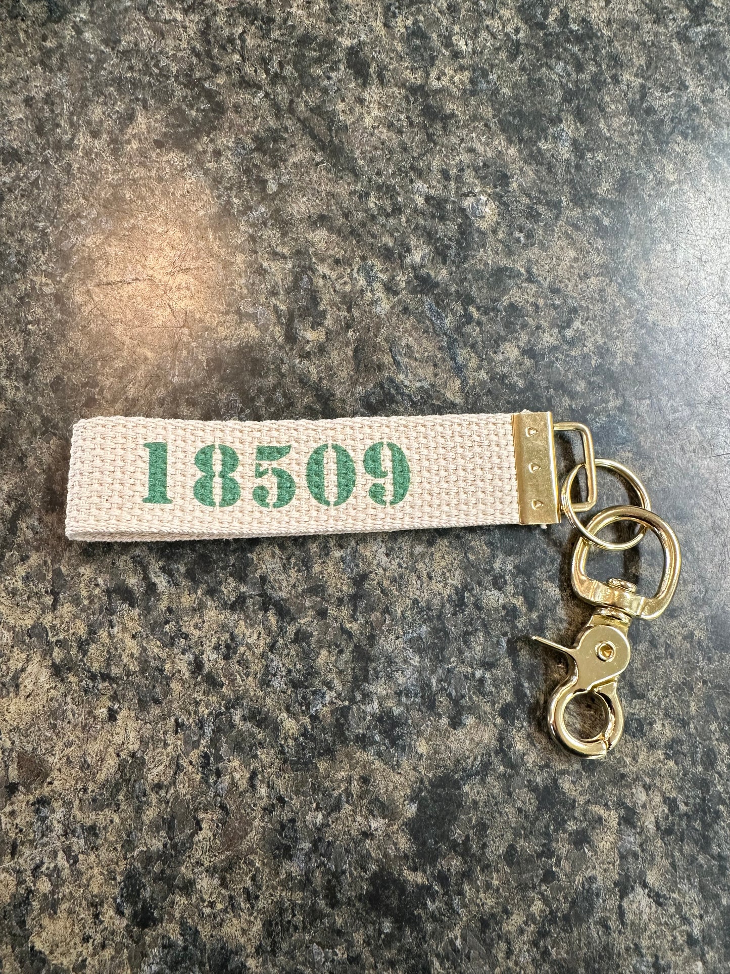 Local Love Two Sided Zipcode Keychain