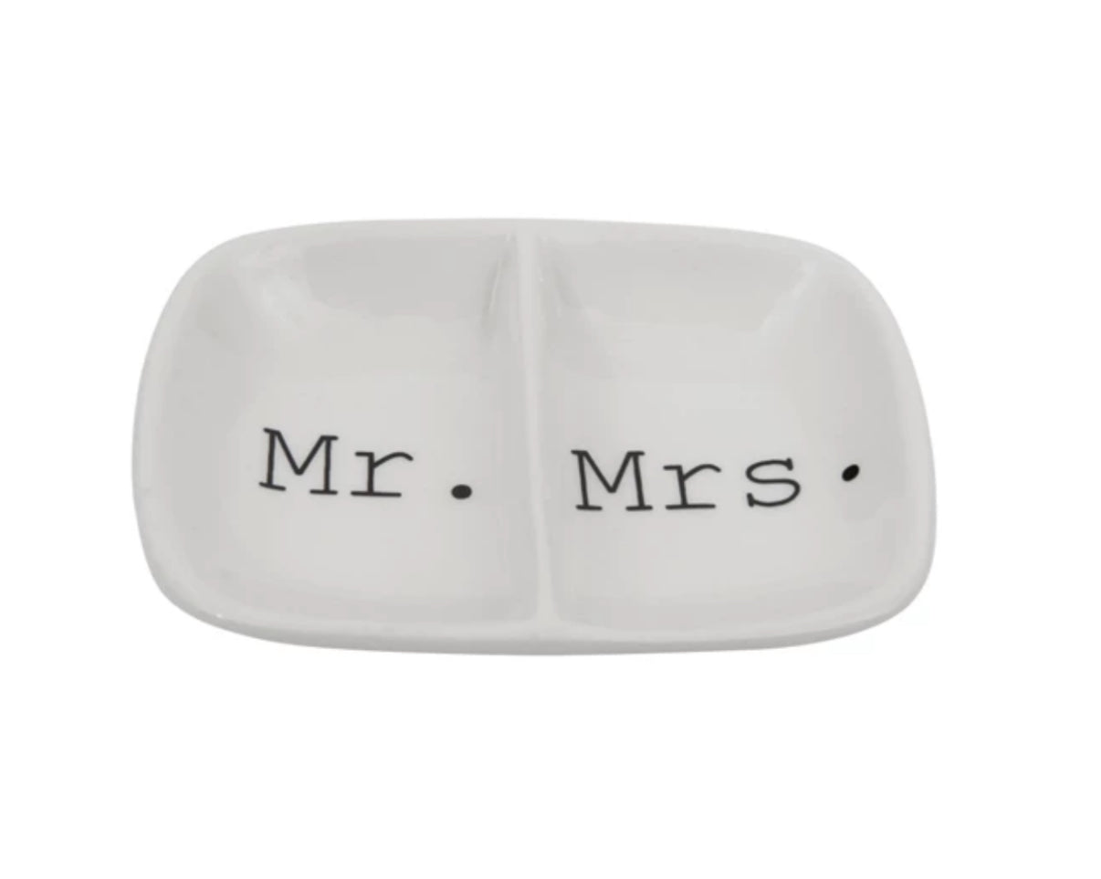 Mr. And Mrs. Ring Dish