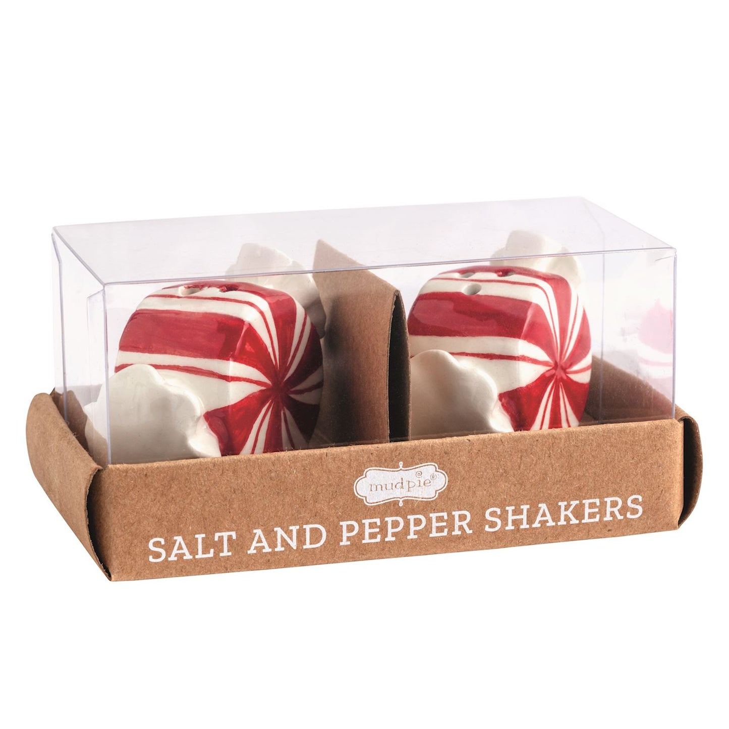 Peppermint Candy Salt and Pepper Shakers