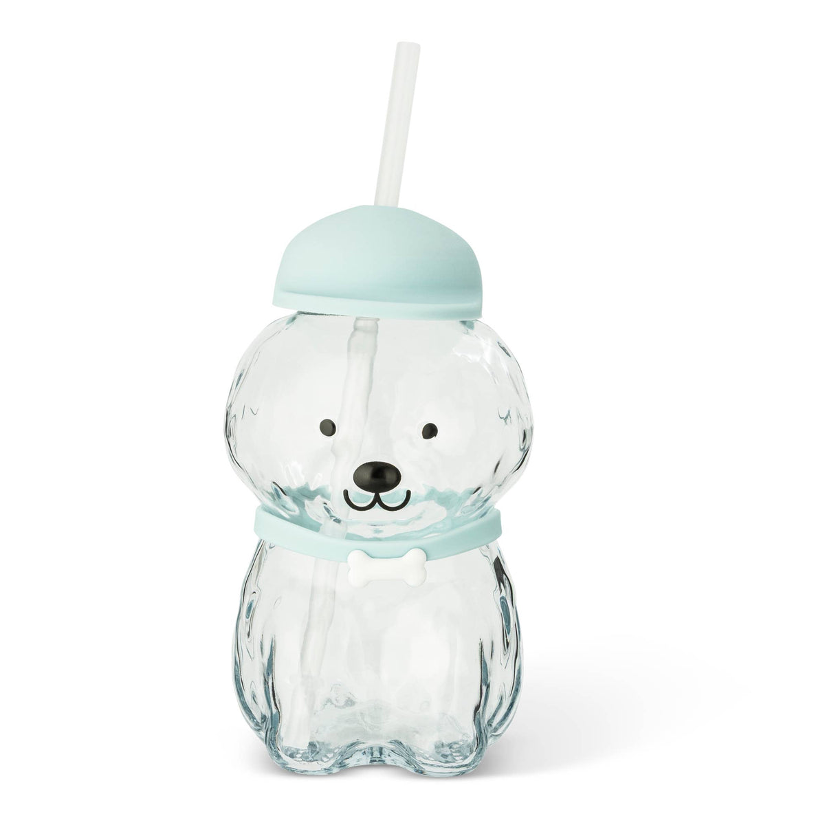 Core Home - 20oz Figural Glass Doodle Tumbler - Blue Hat