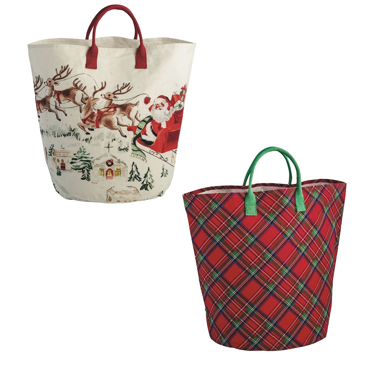 Large Christmas Canvas Tote