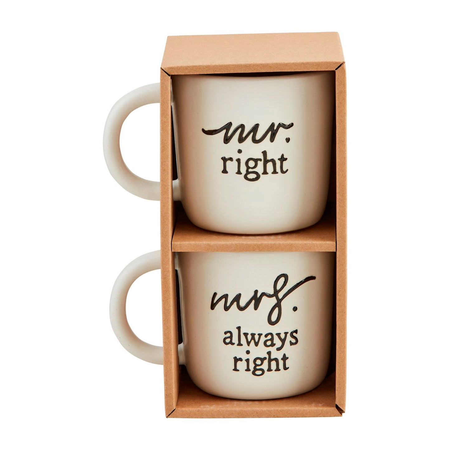 Mr. Right and Mrs. Always Right Mug Set