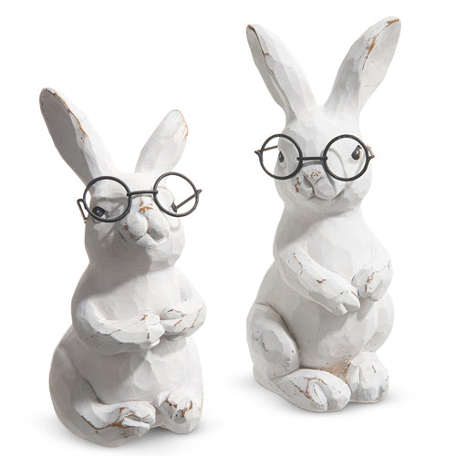 Bunnies with glasses