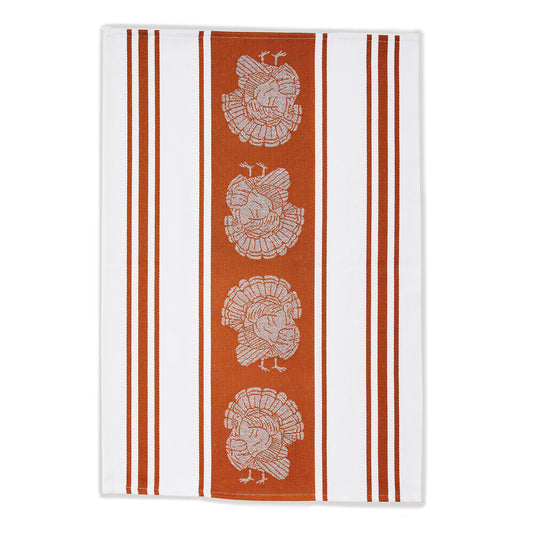 Tea Towel Turkey Jacquard Stripe
