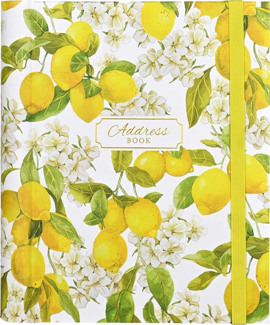 Amalfi Lemons Large Address Book