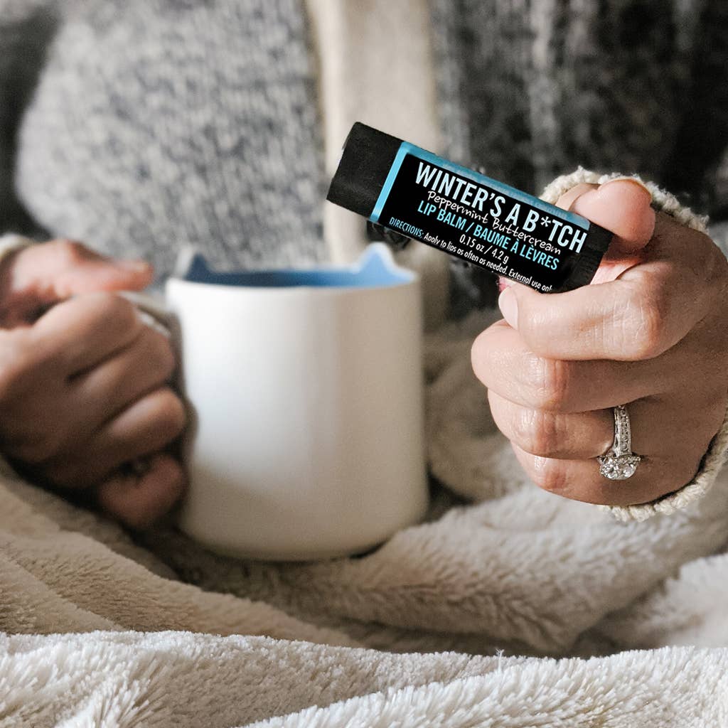 Winter's a B*tch Lip Balm - Peppermint Buttercream