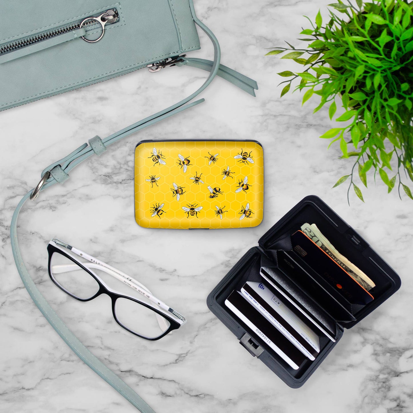 Mary Lake Thompson Bees - Armored Wallet