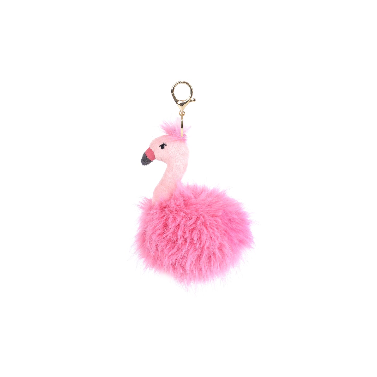 Zinnia Flamingo Bag Charm