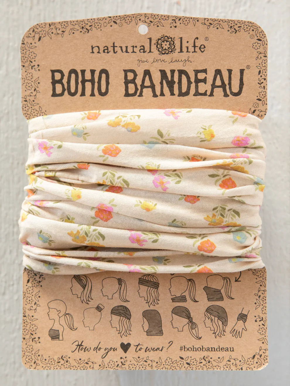 Pastel Floral Boho Bandeau