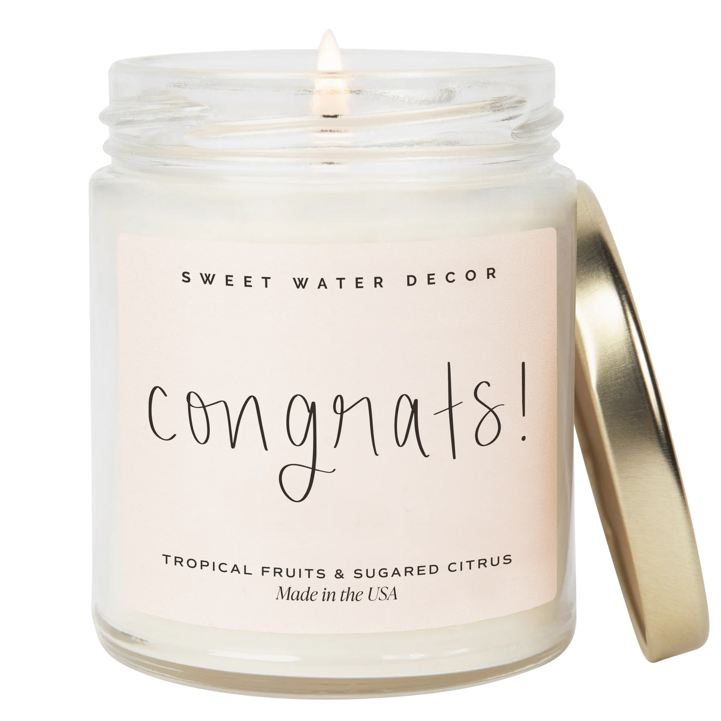 Congratulations Candle