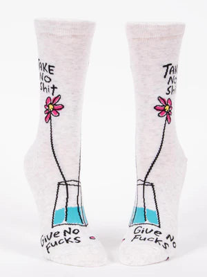 Take no Sh** Crew Socks
