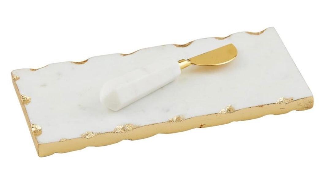Gold Edge Marble Slab Server