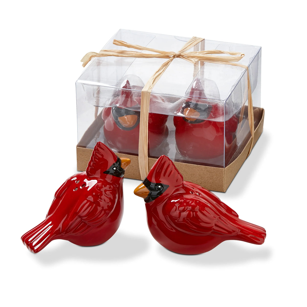 Cardinal Salt and Pepper Shakers