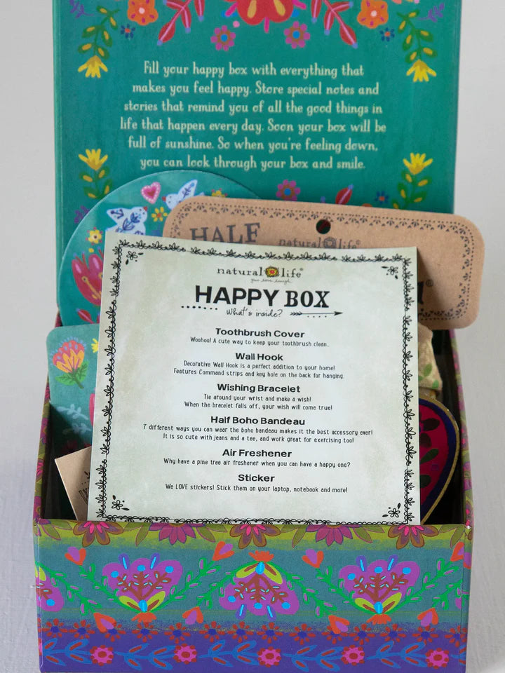 Happy Box in Teal