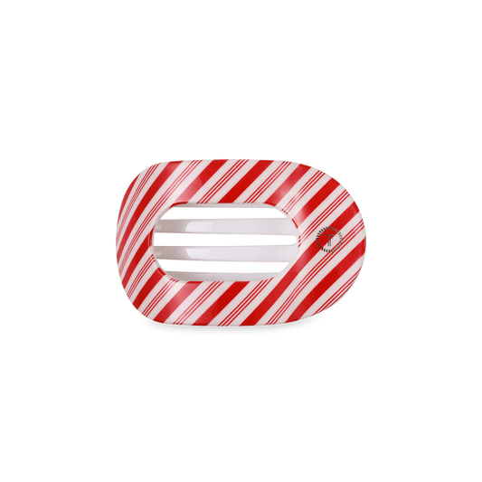 Candy Cane Flat Oval Clip