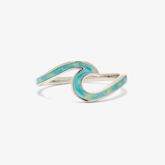 Tie Dye Wave Band Ring by Pura Vida