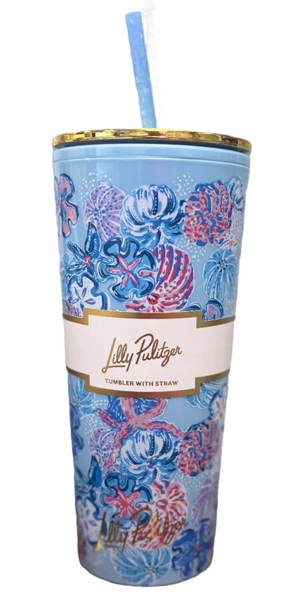 Acrylic Tumbler with Straw by Lilly Pulitzer