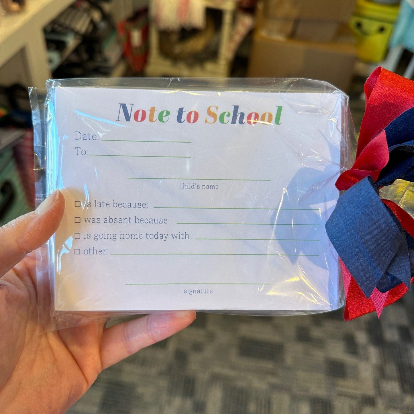 Back To School Notes