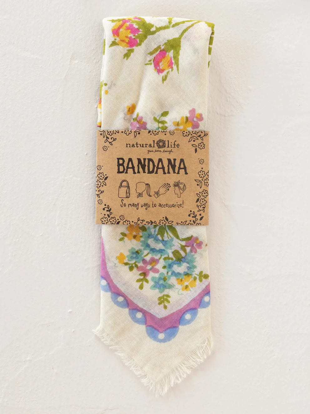 Boho Bandana Scarf - Tropic Bandana Navy