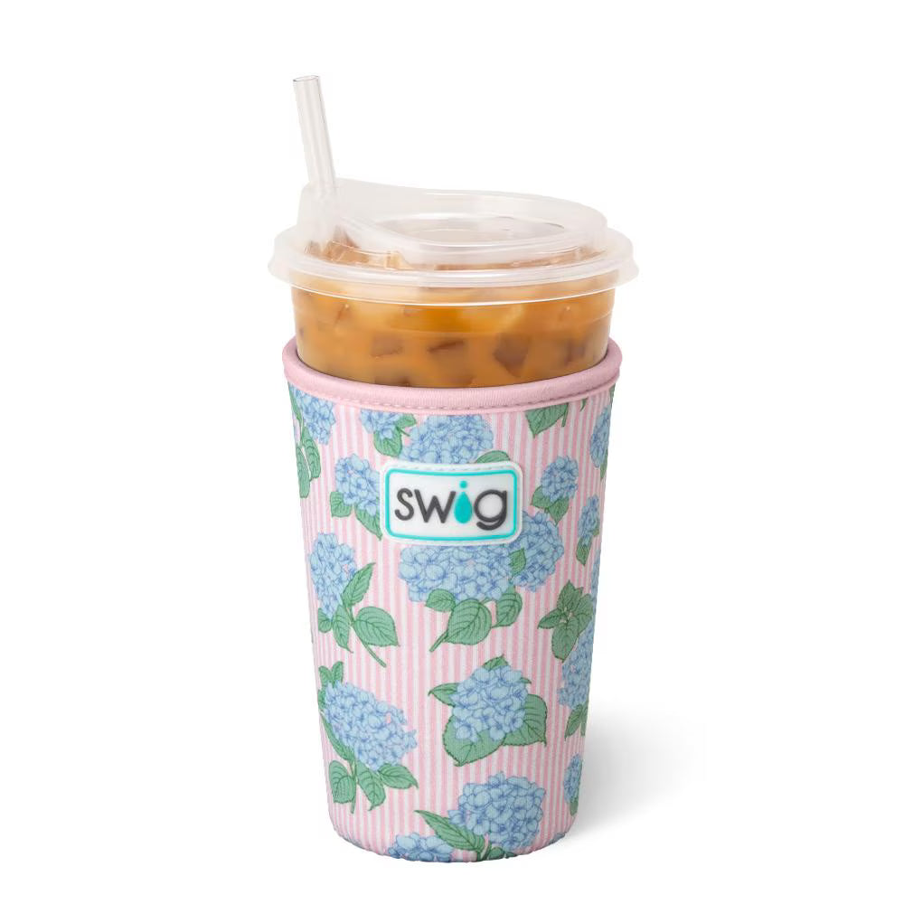 Hydrangeas Iced Cup Coolie - Medium