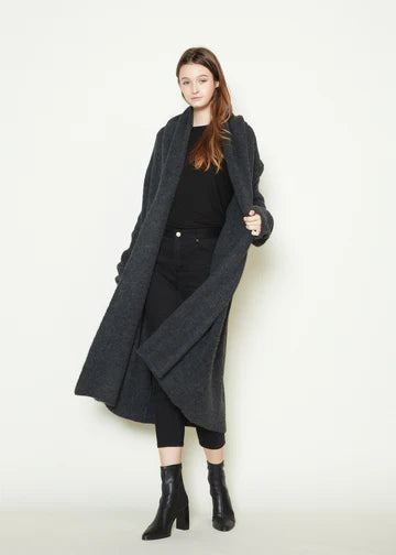 Wide Shawl Collared Duster