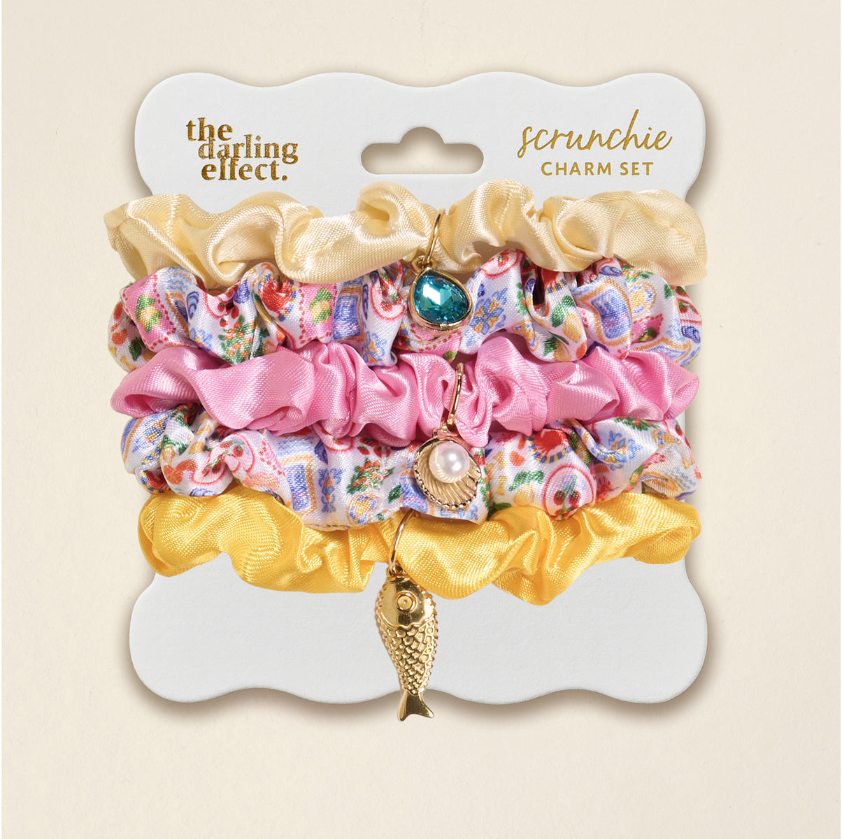 Scrunchie Charm Set-Ciao Bella