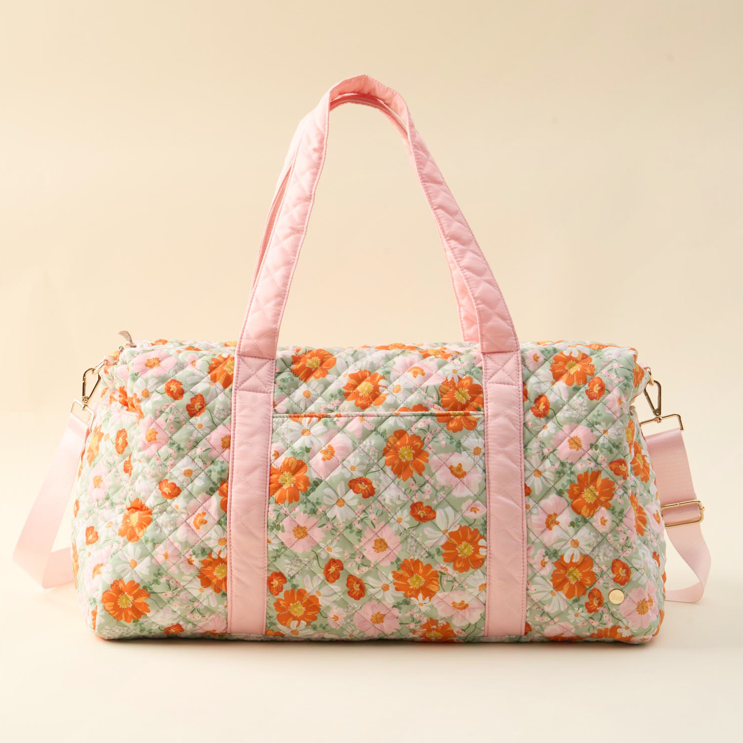 On the Go Quilted Weekender Bag