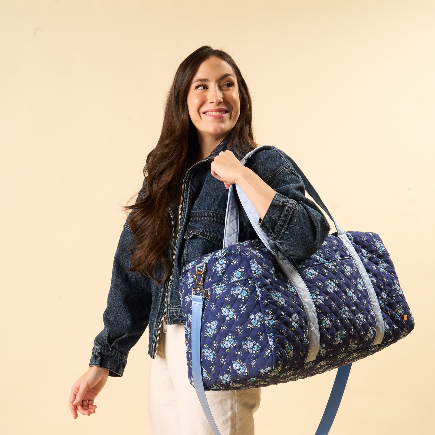 On the Go Quilted Weekender Bag