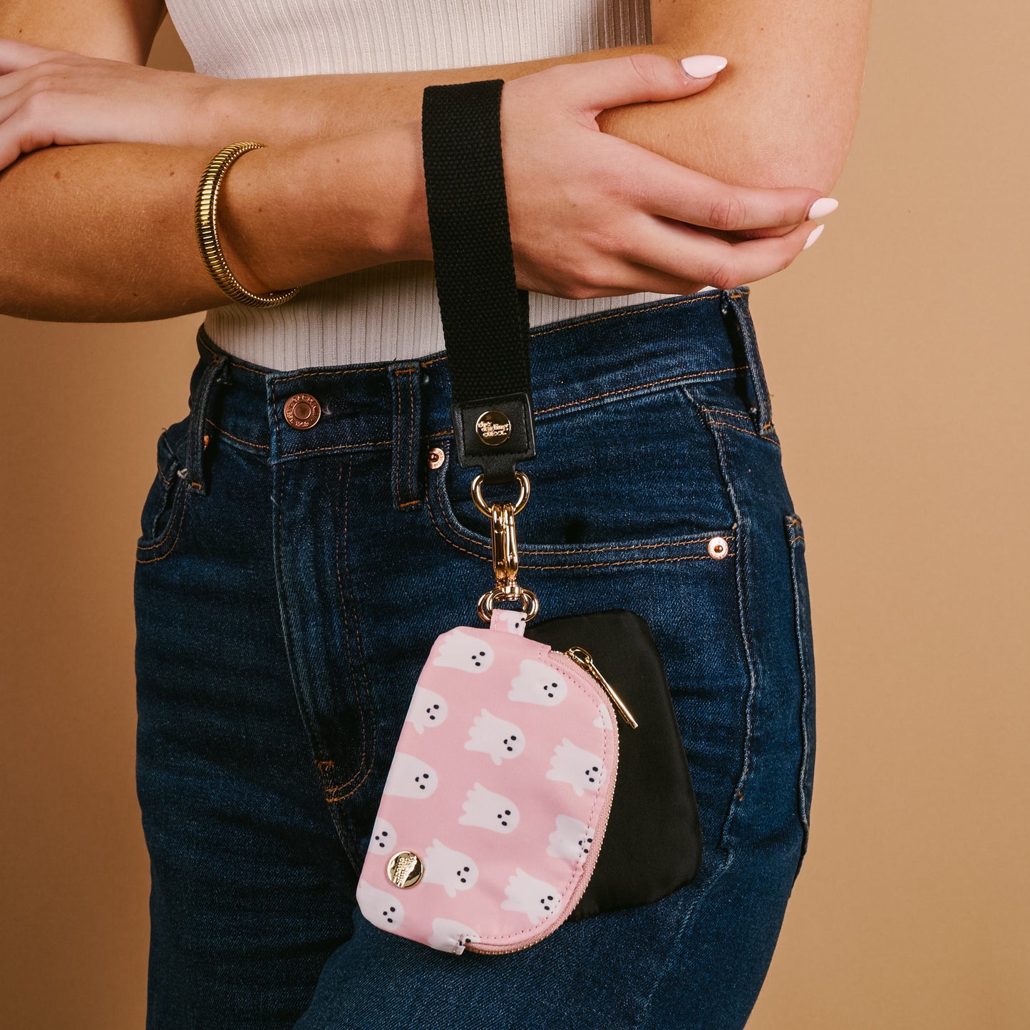 Dynamic Duo Pouch Wristlet Boo Crew