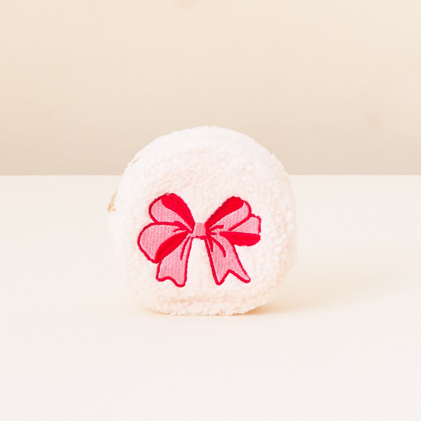 Circle Teddy Pouch Christmas 2025