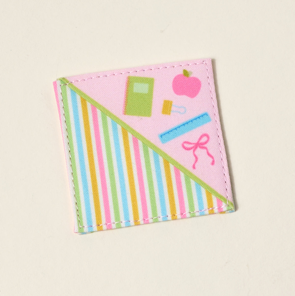 Corner Keeper Fabric Bookmark-Color me Happy