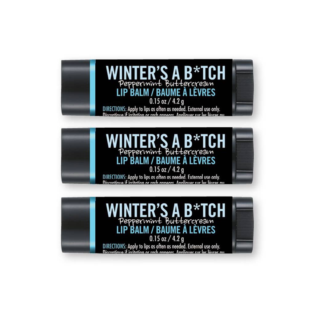 Winter's a B*tch Lip Balm - Peppermint Buttercream