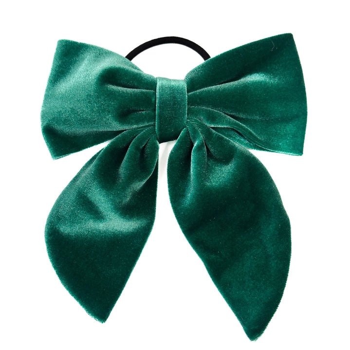 Beau Bottles Green Velvet Bottle Bow