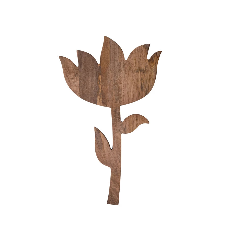 Mango Wood Flower Shaped Serving Board