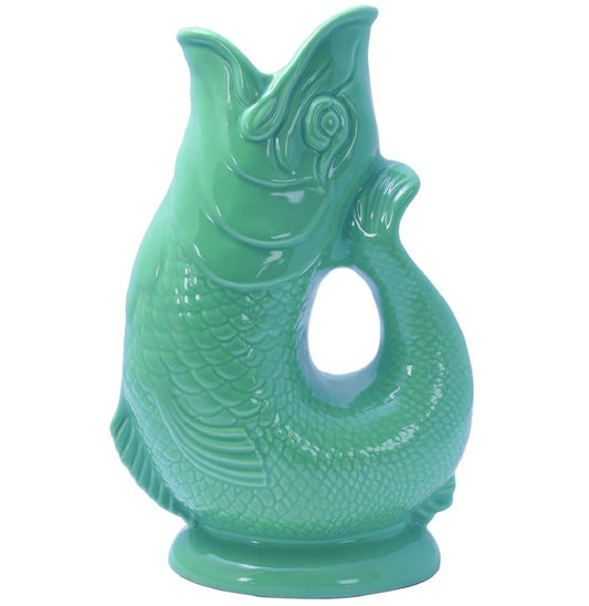 The Original Gluggle Jug Factory - Sea Green Gluggle Jug: Large